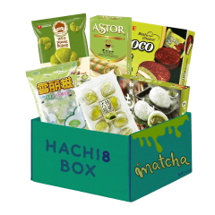 Kit Produtos Orientais Hachi8 Box - Versão DOCES E SALGADOS DE MATCHÁ Kit Produtos Orientais Hachi8 Box - Versão DOCES E SALGADOS DE MATCHÁ