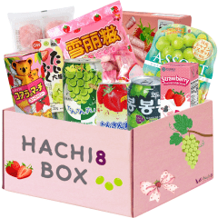 Kit Produtos Orientais Hachi8 Box - Versão Sabores Uva e Morango
