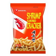 Kit  Salgadinho Coreano de Camarão Shrimp Cracker Nonsghim 75g - 3 Sabores