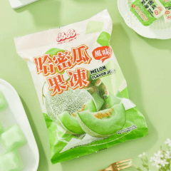 Mini Gelatinas Sabor Melão Jelly Jin Jin – 370 gramas