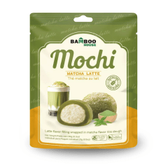 Mochi Importado Sabor Chá Verde com Recheio Sabor Matcha Latte Bamboo House - 180 gramas (Sem Glúten e Vegetariano) Mochi Importado Sabor Chá Verde com Recheio Sabor Matcha Latte Bamboo House - 180 gramas (Sem Glúten e Vegetariano)