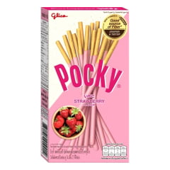 Pocky Biscoito de Palito  com Cobertura de Morango Glico - 43g