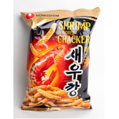 Salgadinho Coreano Camarão Picante - Shrimp Flavoured Cracker 75 gramas