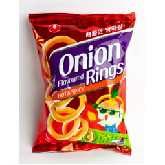 Salgadinho Coreano Cebola Apimentado Onion Flavored Rings Cebola Hot & Spicy- 40 gramas 