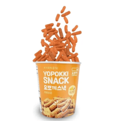 Salgadinho de Arroz Coreano Picante Sabor Queijo Yopokki Copo - 50 gramas