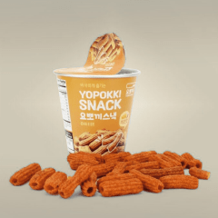 Salgadinho de Arroz Coreano Picante Sabor Queijo Yopokki Copo - 50 gramas