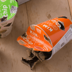 Salgadinho de Alga Marinha Coreano Sabor Nori Yopokki Snack Copo - 30 gramas