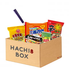Caixa com kit de Lamens Orientais Hachi8 Box - Versão Ramen Udon