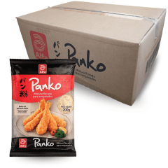 Caixa de Farinha Panko Alfa  200 gramas - 25 Pacotes
