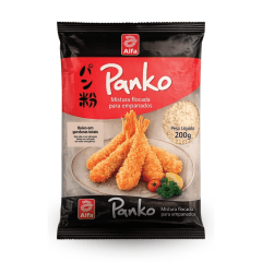 Caixa de Farinha Panko Alfa  200 gramas - 25 Pacotes