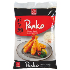 Caixa de Farinha Panko para Empanados Mistura Flocada  Alfa -10 Kg (10 Pacotes)