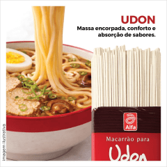 Caixa de Macarrão Udon Alfa - 20 Pacotes