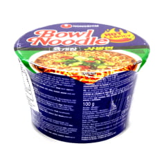 Caixa Lamen Coreano Bowl Noodle Soup Nongshim Hot & Spicy 100g - 12 Copos