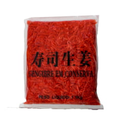 Conserva de Gengibre Vermelho em Palito Towa - 1.1 Kg (Drenado)