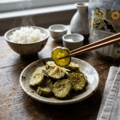 Conserva de Pepino Kiuri Missozuke Daimaru - 500 gramas