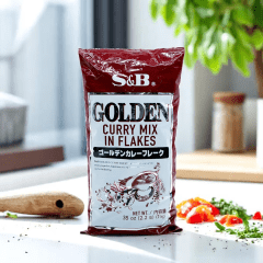 Curry em Flocos Japonês Golden S&B - 1 Kg