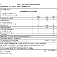 Farinha de Arroz Moti Gome Dongblei Glutinous Rice Glutinoso - 500g