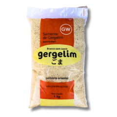Gergelim Branco sem Casca  GW - 1 kg