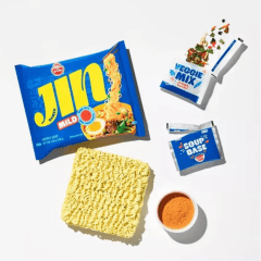 Ki Pack Lamen Coreano Mild Jin Ramen Ottogi Vegetais Suave 120g - 5x