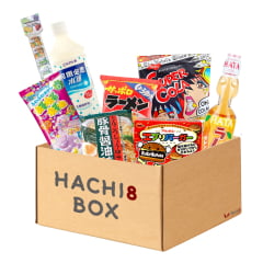 Kit de Doces Bebidas Snacks Hachi8 Box - Versão JAPÃO 100%