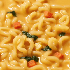 Kit de Lamen Coreano Otoki Cheesy Ramen Sabor Cheddar 111 gramas - 4 Pacotes