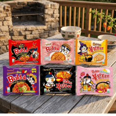 Kit Desafio Lamen Coreano Mega Picante Buldak Frango Samyang - 6 Sabores