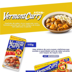 Kit Karê Japones: 1 Pacote de Arroz Sakura Kg  + Curry Forte Vermont 115g