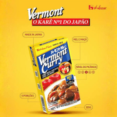 Kit Karê Japones: 1 Pacote de Arroz Sakura Kg  + Curry Forte Vermont 115g