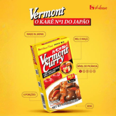 Kit Karê Japonês: Arroz Sakura Kg + Curry Nível Fraco Vermont 115g