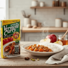 Kit Karê Japones: Pacote de Arroz Sakura Kg + Curry Médio Vermont 115g
