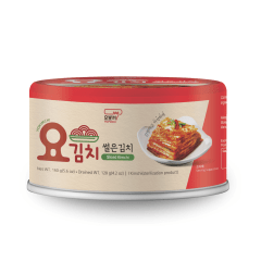 Kit Kimchi Coreano Acelga Condimentada Apimentada Yokimchi 160g - 3 Latas