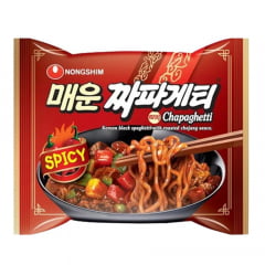 Kit Lamen Coreano Chapagetti Spicy Picante Nongshim - 5 Pacotes