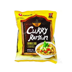 Kit Lamen Curry Ramyun Picante Nongshim com Tempero Curry 116 gramas - 5 Pacotes
