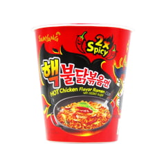 Kit Lamen Coreano Extreme Spicy 2X Hot Chicken Flavor Ramen 70g - 6 Copos