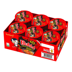 Kit Lamen Coreano Extreme Spicy 2X Hot Chicken Flavor Ramen 70g - 6 Copos