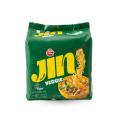 Kit Lamen Coreano Jin Ramen Sabor Vegetariano Veggie Ottogi 110 gramas - 4 Pacotes Kit Lamen Coreano Jin Ramen Sabor Vegetariano Veggie Ottogi 110 gramas - 4 Pacotes