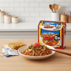 Kit Lamen Japonês Sunaoshi para Yakisoba com Tempero - 5 pacotes Kit Lamen Japonês Sunaoshi para Yakisoba com Tempero - 5 pacotes