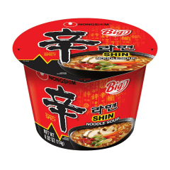 Kit Lamen Shin Ramyun Picante Sabores Diversos Nongshim BIG BOWL - 5 COPOS