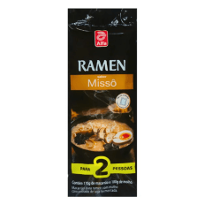 Kit Ramen Lamen sabor Missô Alfa para 2 pessoas - 270 gramas Kit Ramen Lamen sabor Missô Alfa para 2 pessoas - 270 gramas