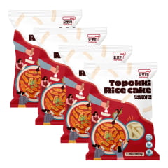 Kit Yopokki Bolinho de Arroz Coreano Topokki 200g - 4 Pacotes
