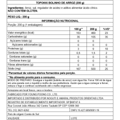 Kit Yopokki Bolinho de Arroz Coreano Topokki 200g - 4 Pacotes