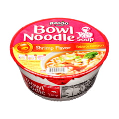 Lamen Coreano Bowl Noodle Sabor Camarão Paldo Copo - 86 gramas