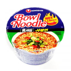 Lamen Coreano Yuguejang Bowl Noodle Soup Nongshim Hot & Spicy - 100g