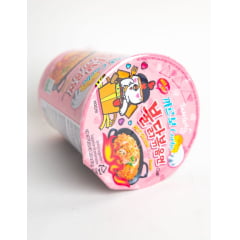 Lamen Coreano Copo Apimentado Frango e Queijo Cremoso Carbonara Buldak - 80g