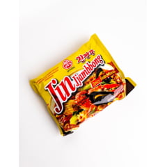 Lamen Coreano Jin Jjambbong Ottogi Frutos do Mar Picante Champong - 130 gramas