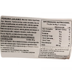 Lamen Coreano Jjajang Pororo Molho de Soja Preta Paldo Copo - 65 gramas
