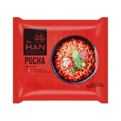 Lamen Coreano Pocha Ramyun Sabor Carne & Vegetais Picante - 118 gramas