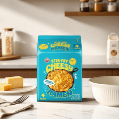 Kit Lamen Coreano Sabor Queijo Cheese & Mascarpone Ramen Ottogi 110 gramas - 4 Pacotes
