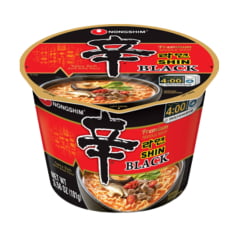 Lamen Coreano Shin Black Ramyun Picante Carne e Vegetais Big Bowl Copo - 101 gramas