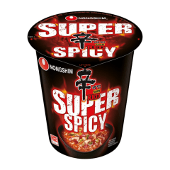 Lamen Coreano Shin Ramyun SUPER SPICY RED Picante Carne e Legumes Copo - 68 gramas Lamen Coreano Shin Ramyun SUPER SPICY RED Picante Carne e Legumes Copo - 68 gramas